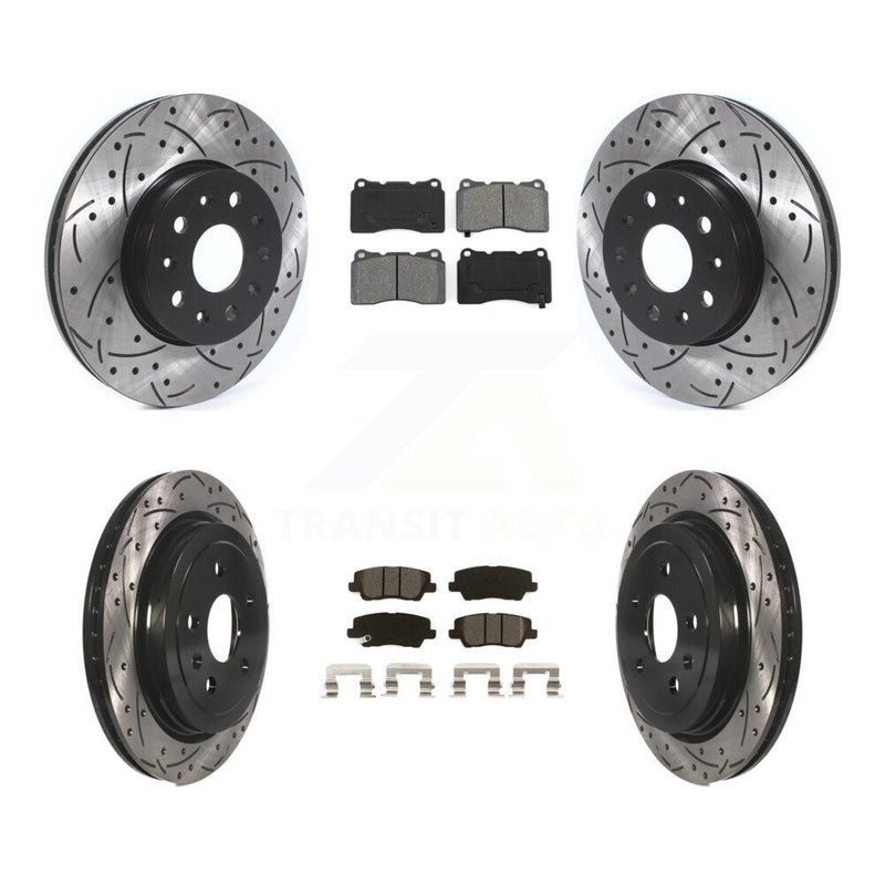 Transit Auto KDS-100625 Disc Brake Kit for 2015-2016 Cadillac CTS - Front and Rear