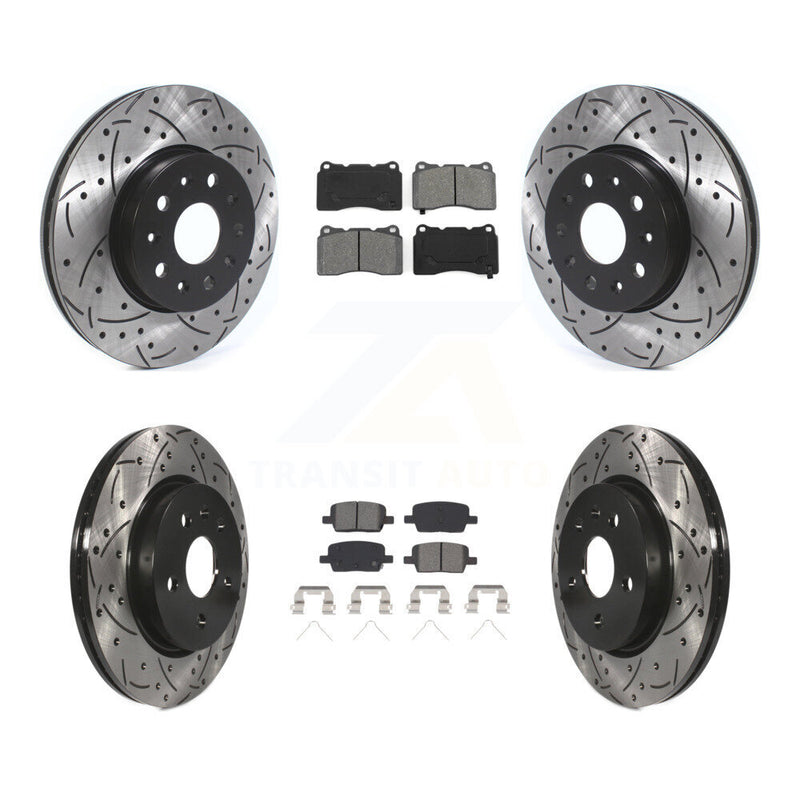 Transit Auto KDS-100626 Disc Brake Kit for 2016-2022 Chevrolet Camaro, Cadillac CT6 - Front and Rear