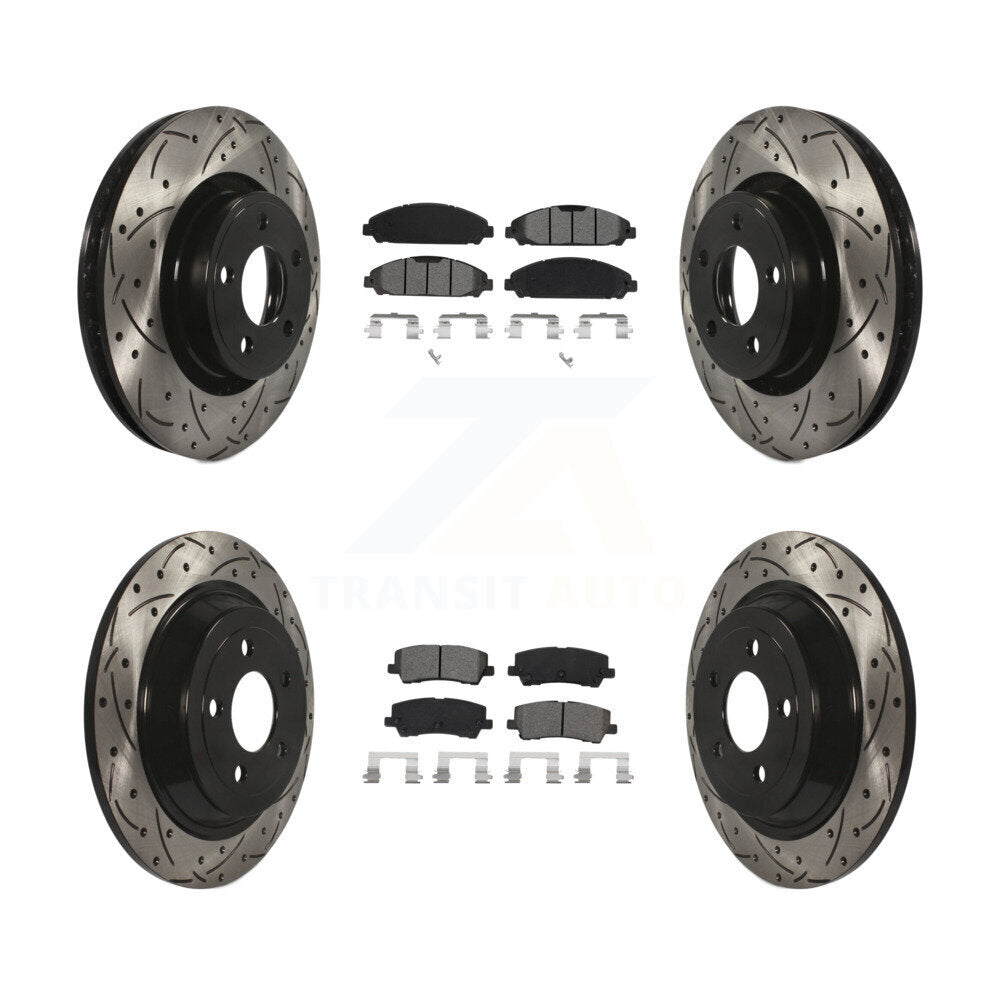 Transit Auto KDS-100627 Disc Brake Kit for 2015-2017 Ford Mustang - Front and Rear