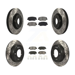 Transit Auto KDS-100629 Disc Brake Kit for 2017 Kia Forte Koup - Front and Rear