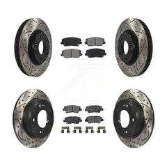 Transit Auto KDS-100630 Disc Brake Kit for 2016-2018 Kia Forte, Kia Forte5, Hyundai Veloster - Front and Rear