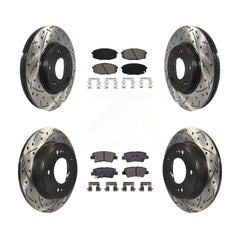 Transit Auto KDS-100636 Disc Brake Kit for 2017-2023 Kia Forte, Hyundai Kona and More - Front and Rear