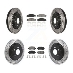 Transit Auto KDS-100637 Disc Brake Kit for 2017-2020 Acura MDX - Front and Rear