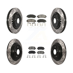 Transit Auto KDS-100638 Disc Brake Kit for 2015-2020 Acura TLX - Front and Rear