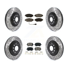 Transit Auto KDS-100639 Disc Brake Kit for 2018-2021 Volkswagen GTI - Front and Rear
