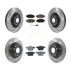 Transit Auto KDS-100641 Disc Brake Kit for 2018-2022 Volkswagen Jetta, Volkswagen Tiguan - Front and Rear