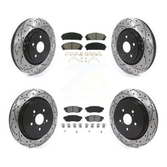 Transit Auto KDS-100645 Disc Brake Kit for 2016-2022 Lexus RX350, Lexus RX350L and More - Front and Rear