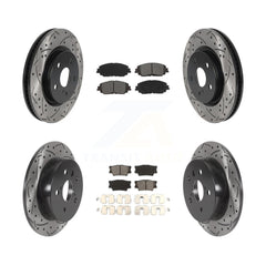 Transit Auto KDS-100647 Disc Brake Kit for 2018-2024 Toyota Camry - Front and Rear