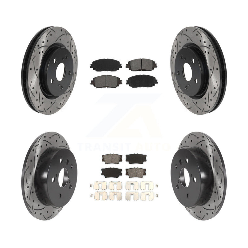 Transit Auto KDS-100647 Disc Brake Kit for 2018-2024 Toyota Camry - Front and Rear