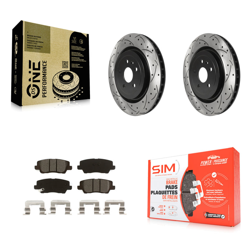 Transit Auto KDS-100648 Disc Brake Kit for 2015 Cadillac CTS - Rear