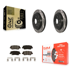 Transit Auto KDS-100649 Disc Brake Kit for 2015-2019 Cadillac CTS - Rear