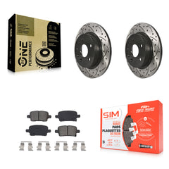 Transit Auto KDS-100650 Disc Brake Kit for 2016 Chevrolet Cruze - Rear