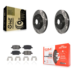 Transit Auto KDS-100651 Disc Brake Kit for 2016-2022 Chevrolet Camaro, Cadillac CT6 - Rear