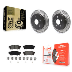 Transit Auto KDS-100655 Disc Brake Kit for 2015-2024 Toyota Camry, Toyota Prius and More - Rear