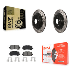 Transit Auto KDS-100657 Disc Brake Kit for 2015-2020 Acura TLX - Rear