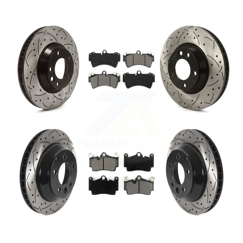 Transit Auto KDS-100661 Disc Brake Kit for 2004-2015 Audi Q7, Volkswagen Touareg - Front and Rear