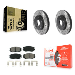 Transit Auto KDS-100663 Disc Brake Kit for 2011-2017 Chevrolet Malibu Limited, Chevrolet Malibu and More - Front