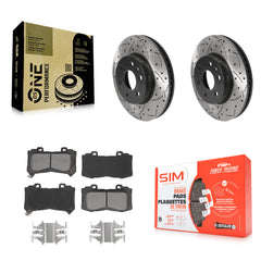 Transit Auto KDS-100665 Disc Brake Kit for 2015-2020 Chevrolet Colorado, GMC Canyon - Front