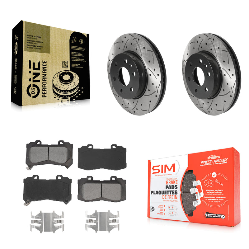 Transit Auto KDS-100665 Disc Brake Kit for 2015-2020 Chevrolet Colorado, GMC Canyon - Front