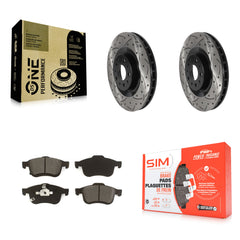 Transit Auto KDS-100668 Disc Brake Kit for 2014-2020 Fiat 500L - Front