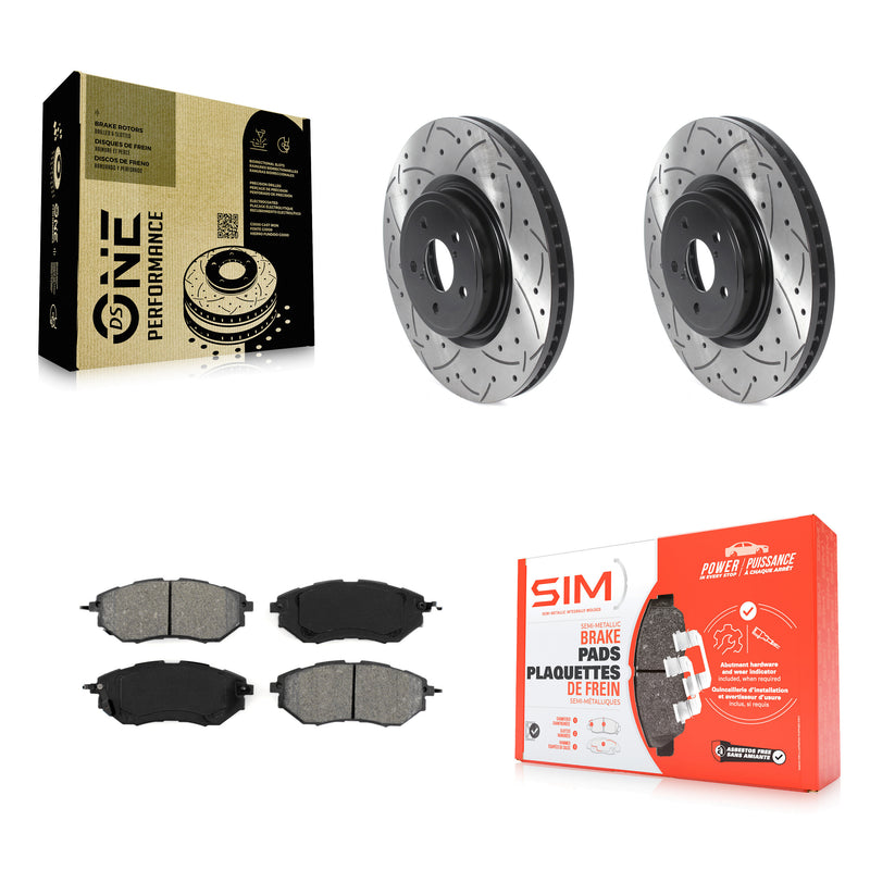 Transit Auto KDS-100679 Disc Brake Kit for 2005-2018 Subaru Forester, Subaru Legacy, Subaru Outback - Front