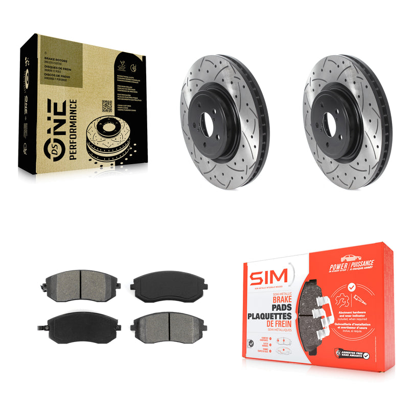 Transit Auto KDS-100680 Disc Brake Kit for 2005-2006 Subaru Legacy - Front