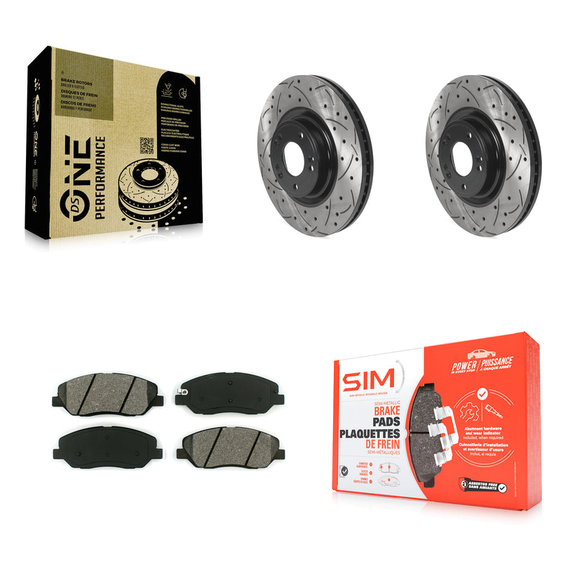 Transit Auto KDS-100686 Disc Brake Kit for 2012 Hyundai Genesis - Front
