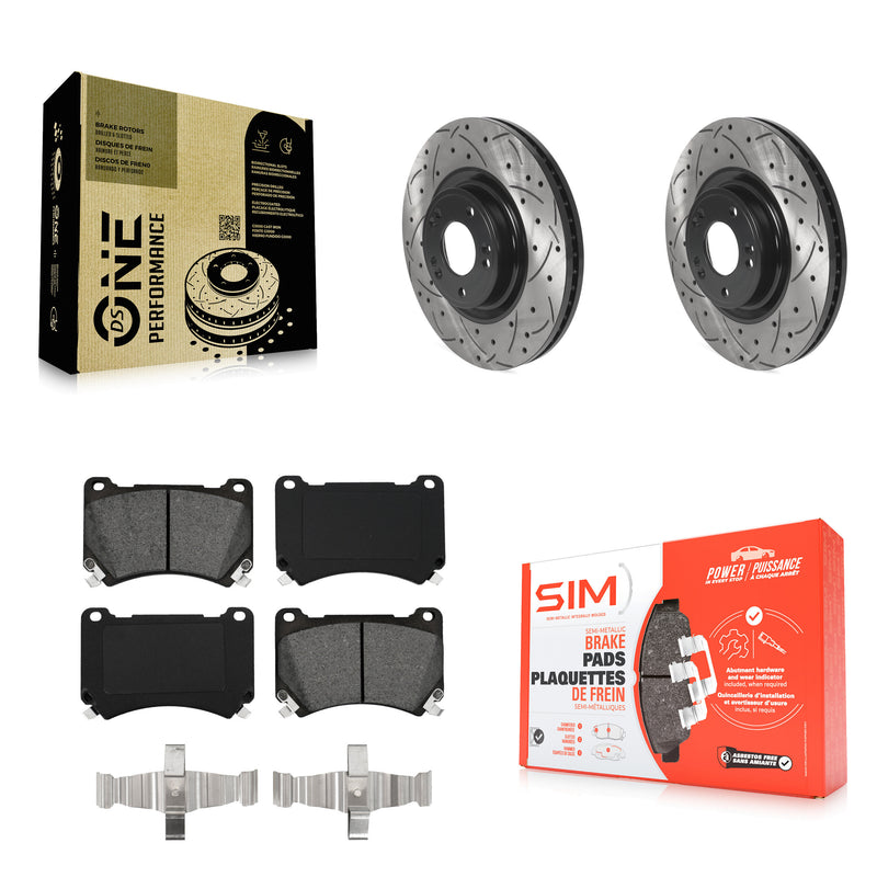 Transit Auto KDS-100687 Disc Brake Kit for 2009-2014 Hyundai Genesis - Front