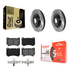 Transit Auto KDS-100691 Disc Brake Kit for 2011-2014 Hyundai Genesis, Hyundai Equus - Front