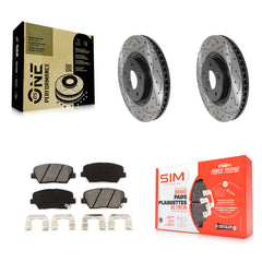 Transit Auto KDS-100694 Disc Brake Kit for 2012-2017 Hyundai Azera - Front
