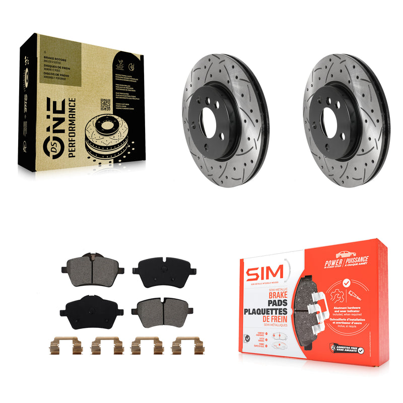 Transit Auto KDS-100702 Disc Brake Kit for 2014-2016 Mini Cooper - Front
