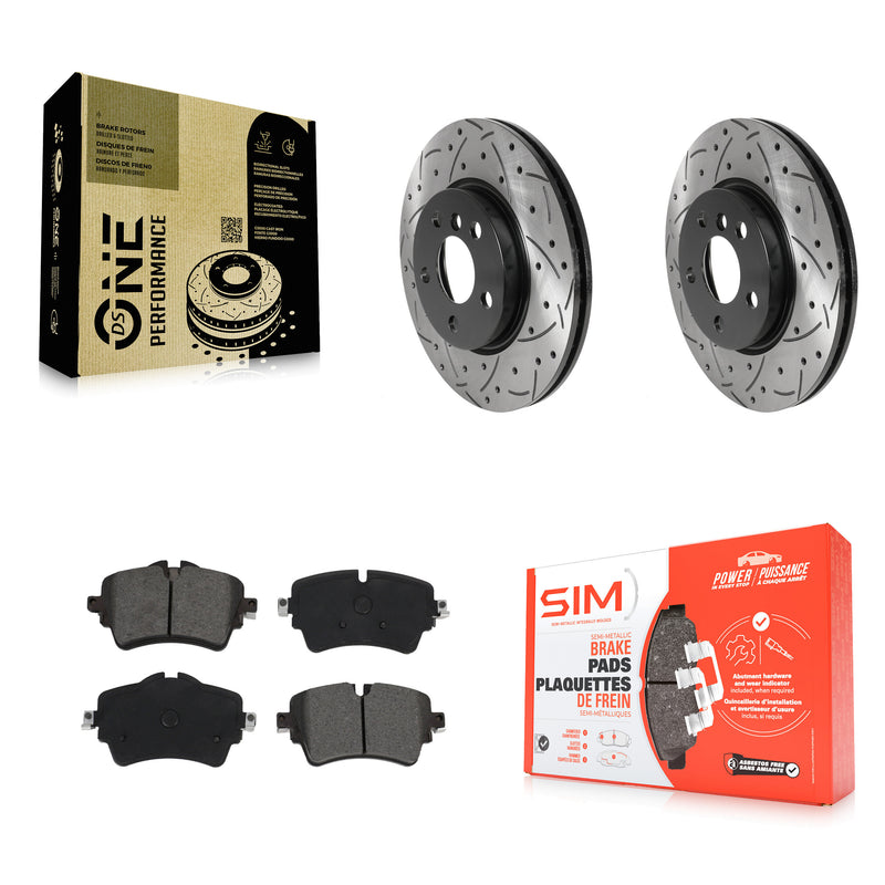 Transit Auto KDS-100703 Disc Brake Kit for 2015-2021 Mini Cooper, Mini Cooper Clubman - Front