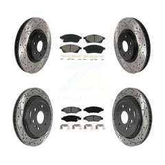 Transit Auto KDS-100705 Disc Brake Kit for 2010-2016 Saab 9-4X, Cadillac SRX - Front and Rear