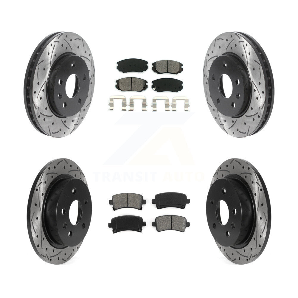 Transit Auto KDS-100706 Disc Brake Kit for 2013-2016 Chevrolet Malibu Limited, Chevrolet Malibu - Front and Rear