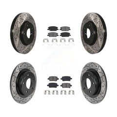Transit Auto KDS-100707 Disc Brake Kit for 2016-2020 Chevrolet Equinox, GMC Terrain and More - Front and Rear