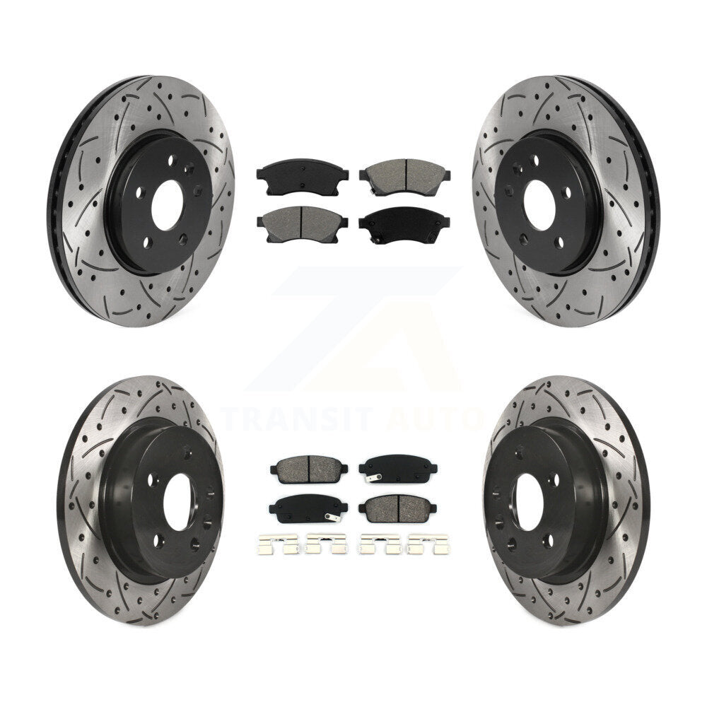 Transit Auto KDS-100709 Disc Brake Kit for 2013-2014 Chevrolet Sonic - Front and Rear
