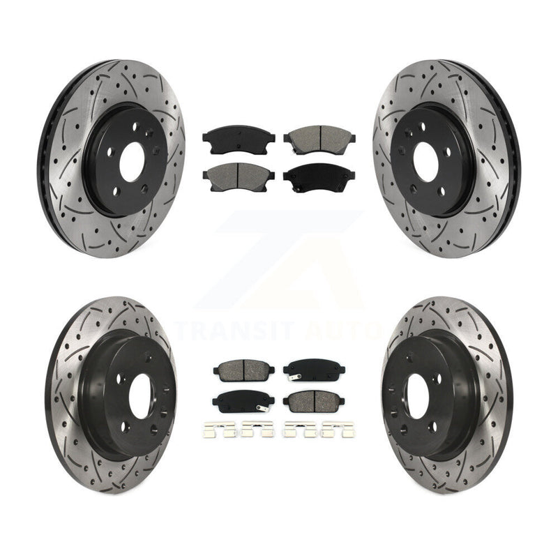 Transit Auto KDS-100709 Disc Brake Kit for 2013-2014 Chevrolet Sonic - Front and Rear