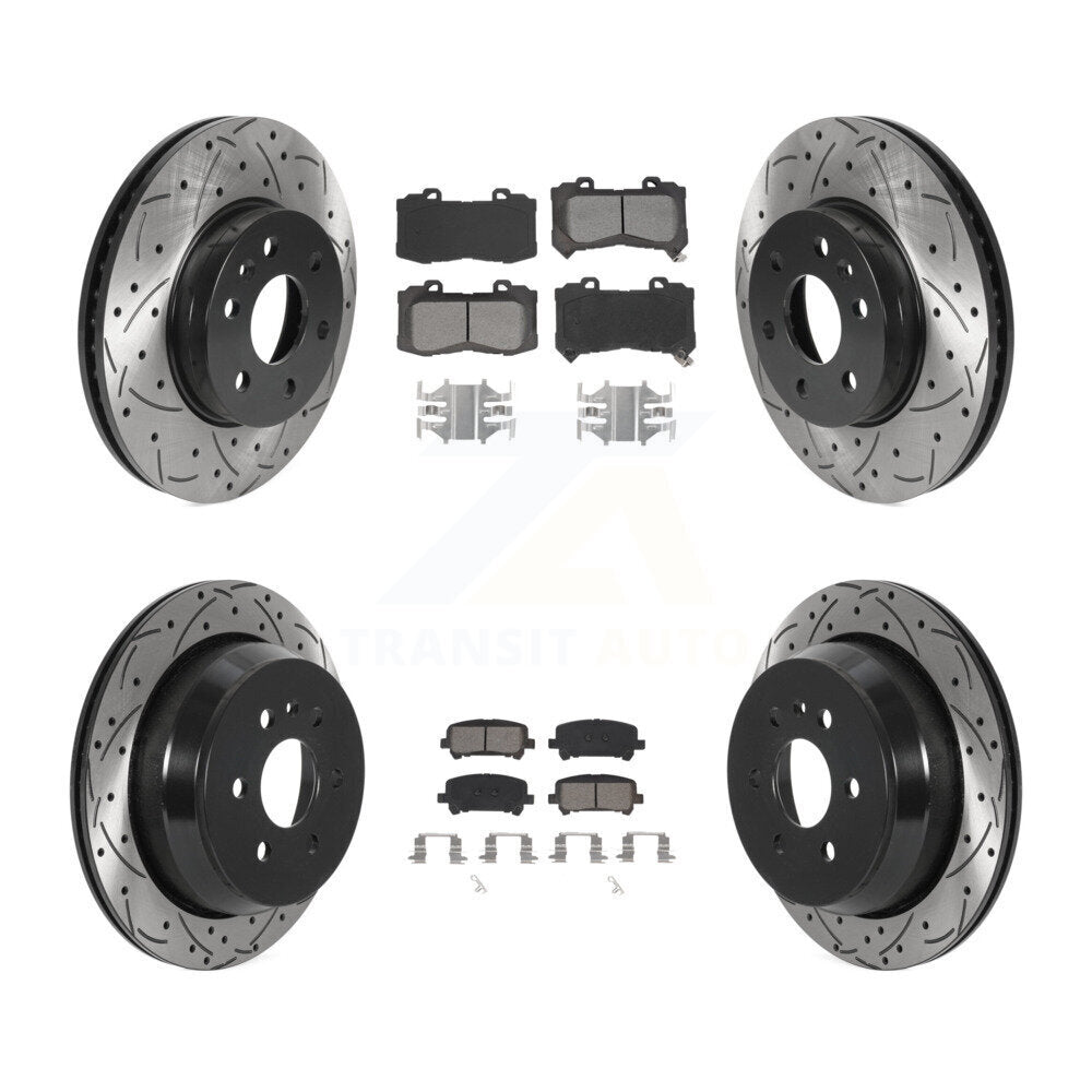 Transit Auto KDS-100710 Disc Brake Kit for 2015-2020 Chevrolet Colorado, GMC Canyon - Front and Rear