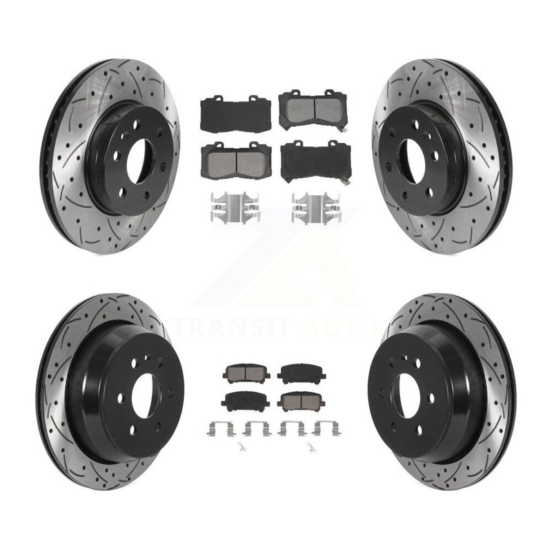 Transit Auto KDS-100710 Disc Brake Kit for 2015-2020 Chevrolet Colorado, GMC Canyon - Front and Rear