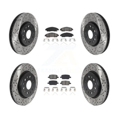 Transit Auto KDS-100711 Disc Brake Kit for 2017-2020 Chevrolet Traverse, Chevrolet Blazer and More - Front and Rear