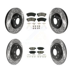 Transit Auto KDS-100712 Disc Brake Kit for 2006-2013 Mazda 6, Lincoln MKZ and More - Front and Rear