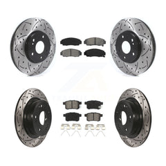 Transit Auto KDS-100716 Disc Brake Kit for 2010-2014 Honda Accord, Acura TSX - Front and Rear