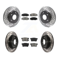 Transit Auto KDS-100718 Disc Brake Kit for 2006-2011 Honda Civic - Front and Rear