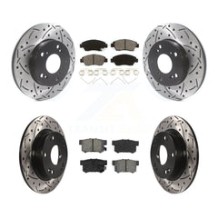 Transit Auto KDS-100719 Disc Brake Kit for 2009-2011 Honda Civic - Front and Rear