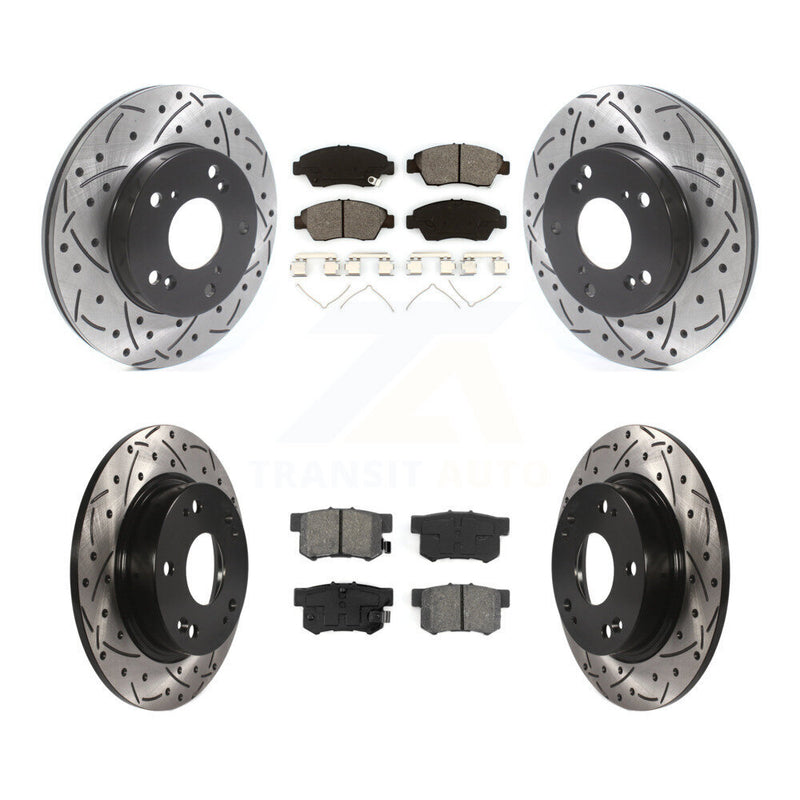 Transit Auto KDS-100719 Disc Brake Kit for 2009-2011 Honda Civic - Front and Rear