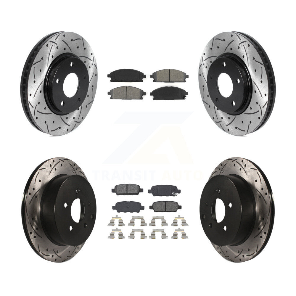 Transit Auto KDS-100721 Disc Brake Kit for 2004-2009 Nissan Quest - Front and Rear