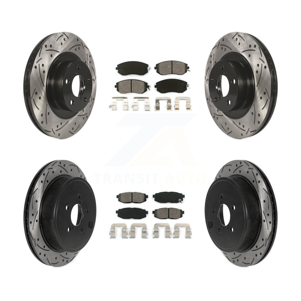 Transit Auto KDS-100725 Disc Brake Kit for 2017-2023 Subaru BRZ, Toyota GR86, Toyota 86 - Front and Rear