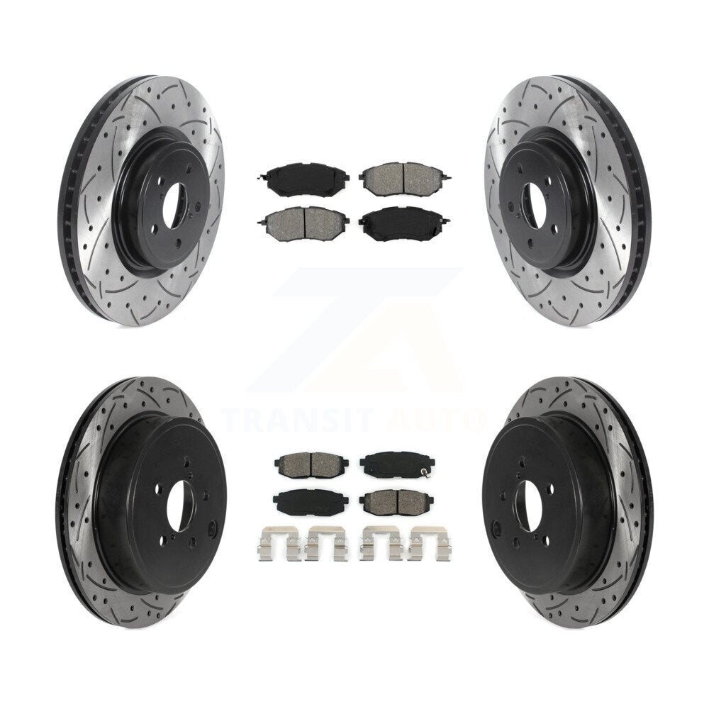 Transit Auto KDS-100726 Disc Brake Kit for 2010-2014 Subaru Legacy, Subaru Outback - Front and Rear