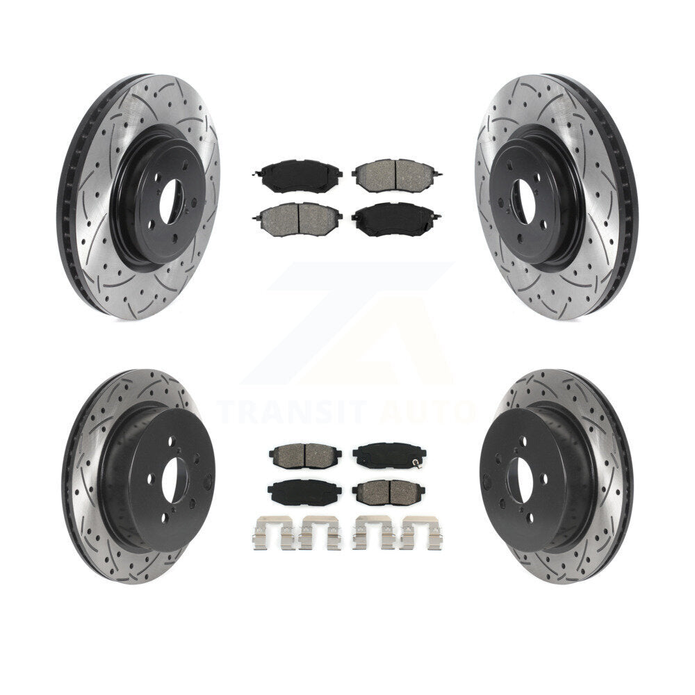 Transit Auto KDS-100727 Disc Brake Kit for 2014-2018 Subaru Forester - Front and Rear