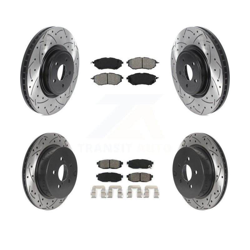 Transit Auto KDS-100727 Disc Brake Kit for 2014-2018 Subaru Forester - Front and Rear